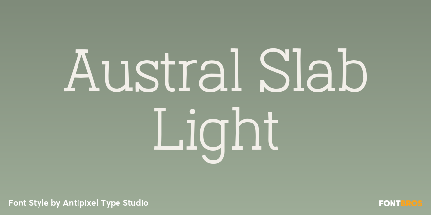 Austral Slab Light Poster