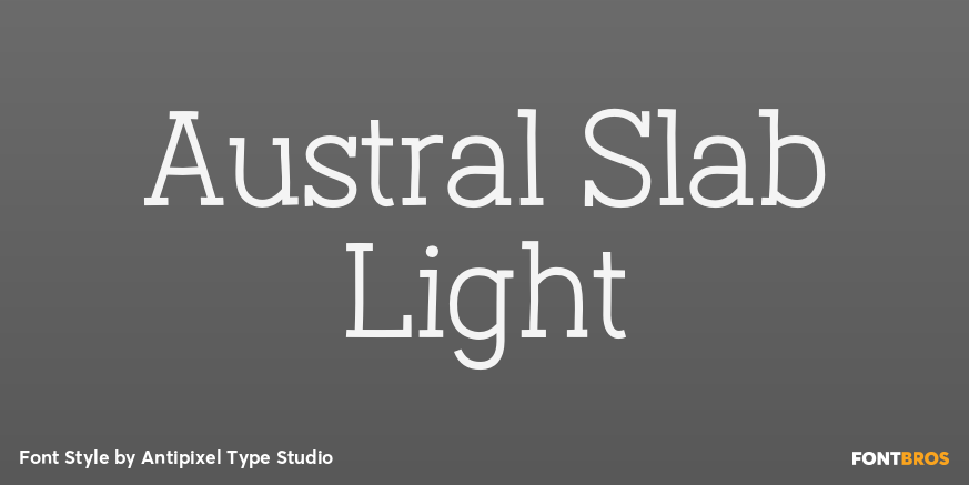 Austral Slab Light Poster
