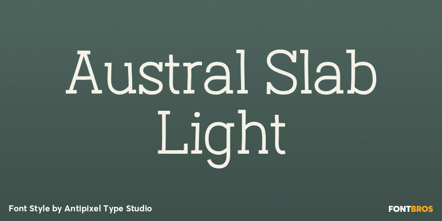 Austral Slab Light Poster