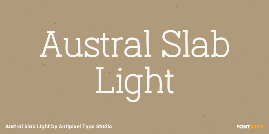 Austral Slab Light Poster