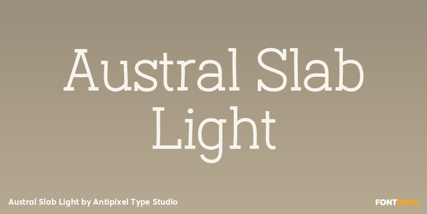Austral Slab Light Poster