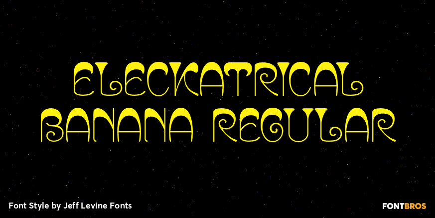 Eleckatrical Banana Regular Poster