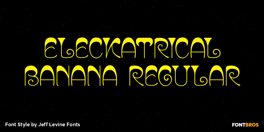 Eleckatrical Banana Regular Poster