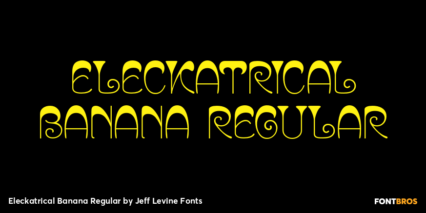 Eleckatrical Banana Regular Poster