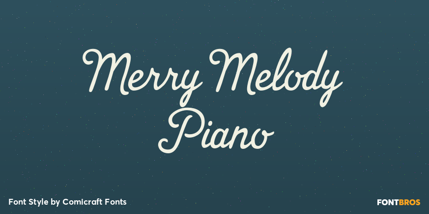 Merry Melody Piano Poster