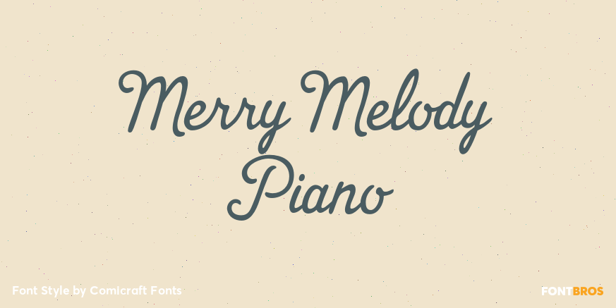 Merry Melody Piano Poster