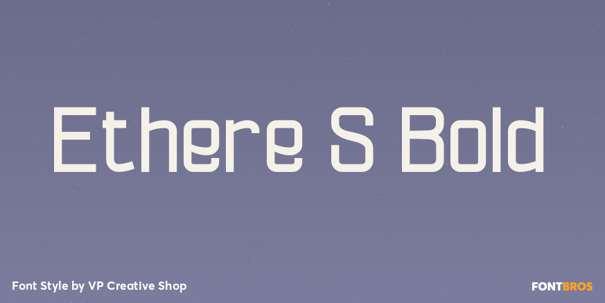 Ethere S Bold Font Poster #1