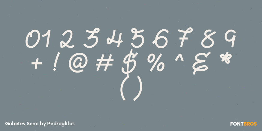 Gabetes Semi Font Poster #1