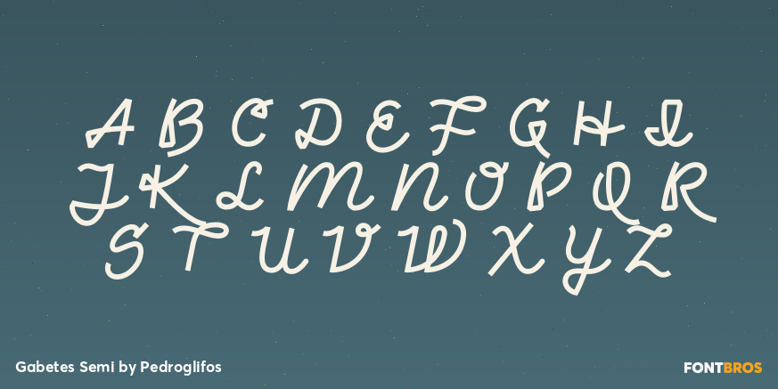 Gabetes Semi Font Poster #2