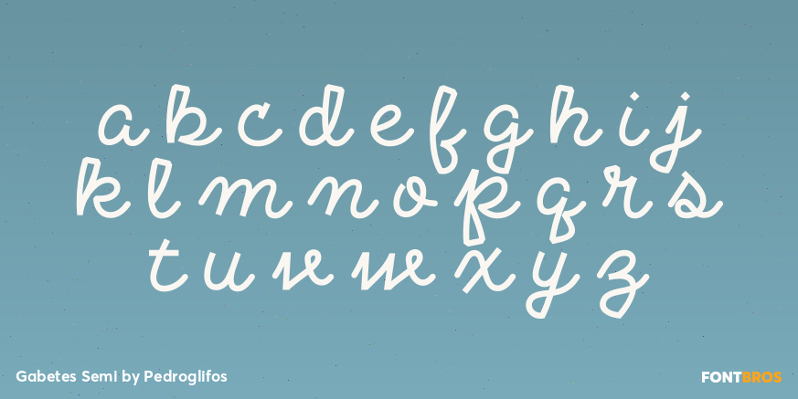 Gabetes Semi Font Poster #3