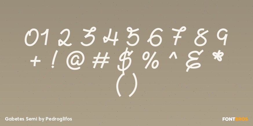 Gabetes Semi Font Poster #4