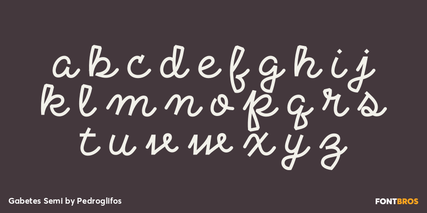 Gabetes Semi Font Poster #1