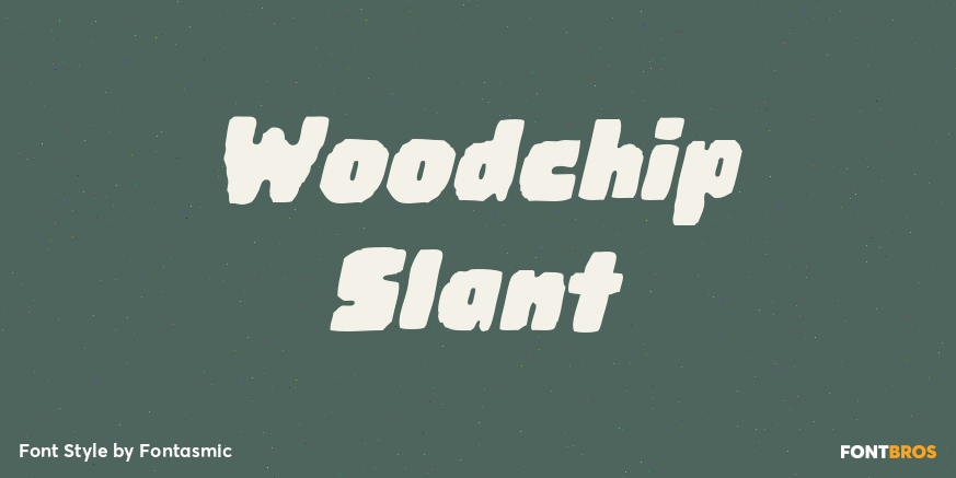 Woodchip Slant Poster