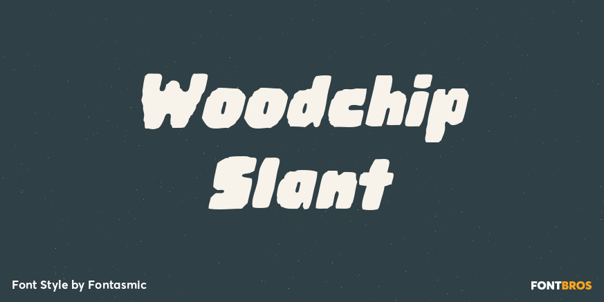 Woodchip Slant Poster