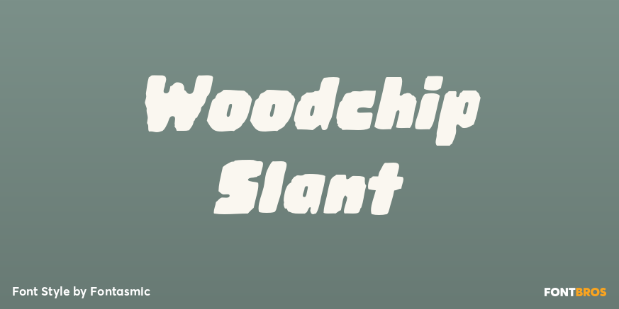 Woodchip Slant Poster