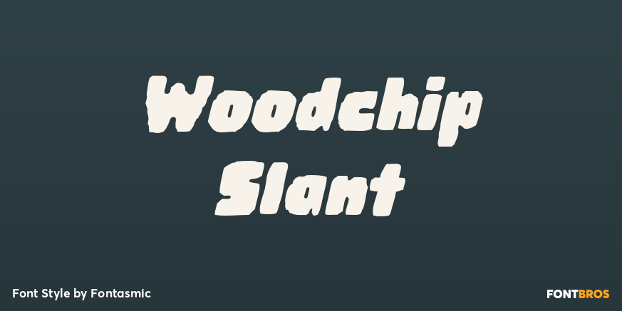 Woodchip Slant Poster