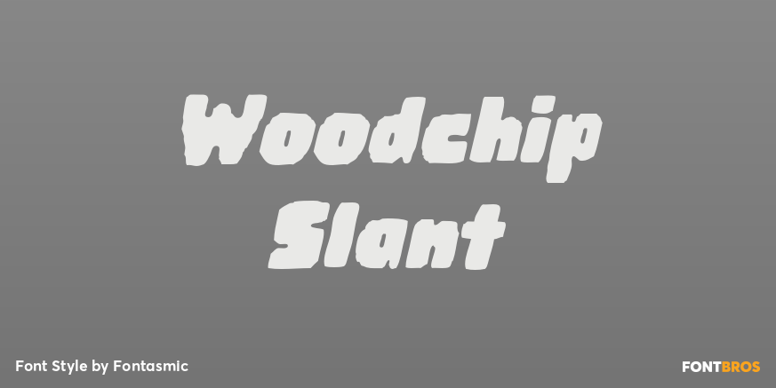 Woodchip Slant Poster