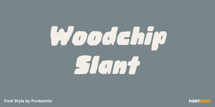 Woodchip Slant Poster