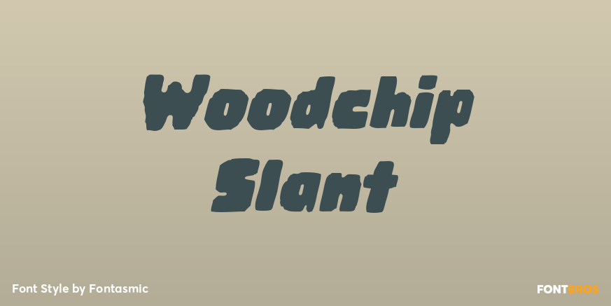 Woodchip Slant Poster