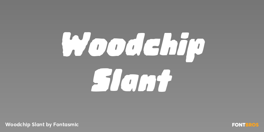 Woodchip Slant Poster