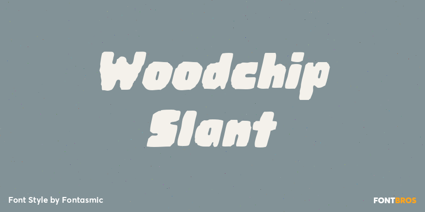Woodchip Slant Poster
