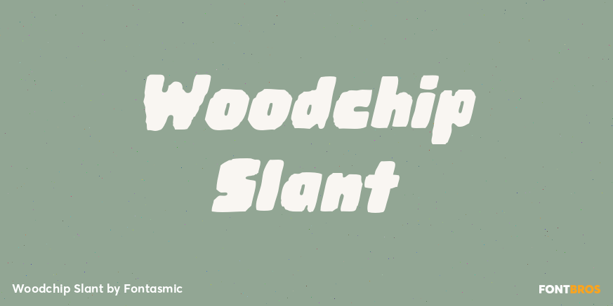 Woodchip Slant Poster