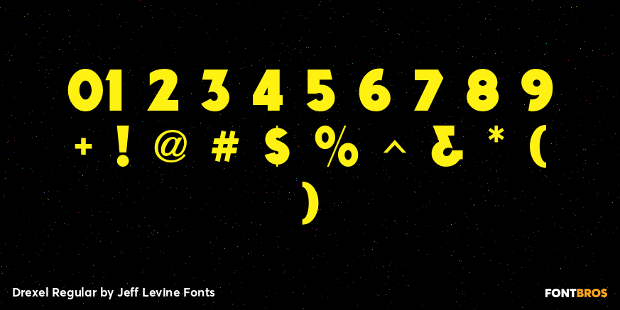 Drexel Regular Font Poster #4