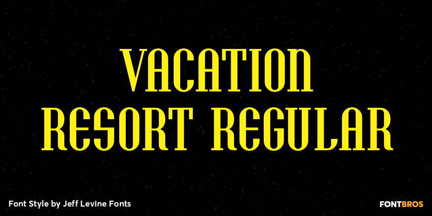 Vacation Resort Regular Poster