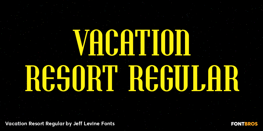 Vacation Resort Regular Poster