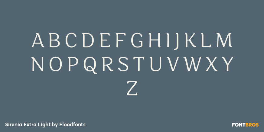 Sirenia Extra Light Font Poster #1