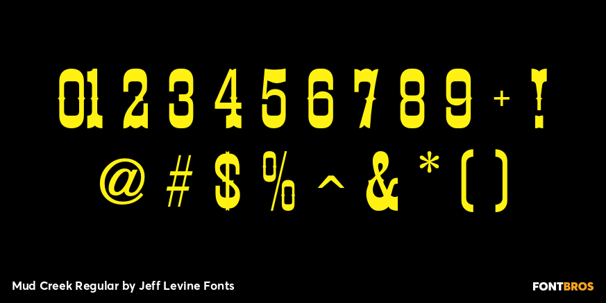 Mud Creek Regular Font Poster #4