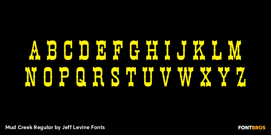 Mud Creek Regular Font Poster #2