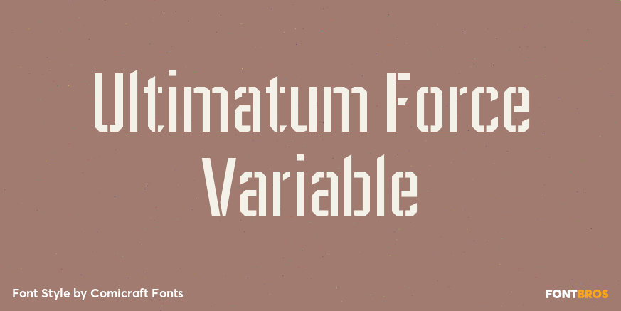 Ultimatum Force Variable Poster