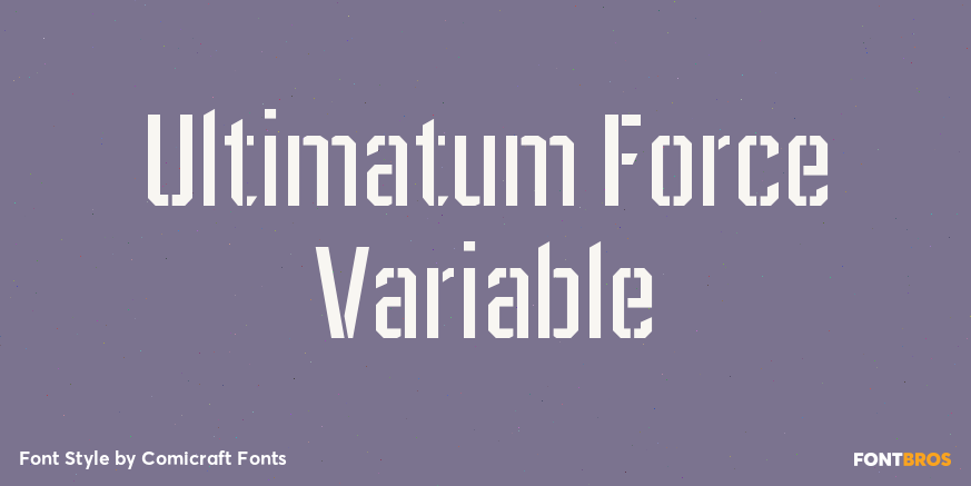 Ultimatum Force Variable Poster