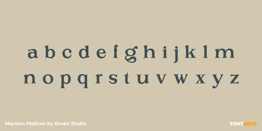 Marston Medium Font Poster #3