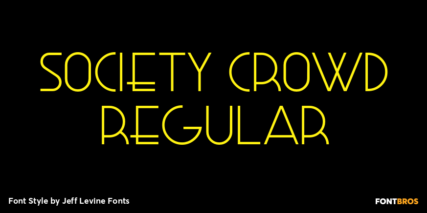 Society Crowd Regular Poster
