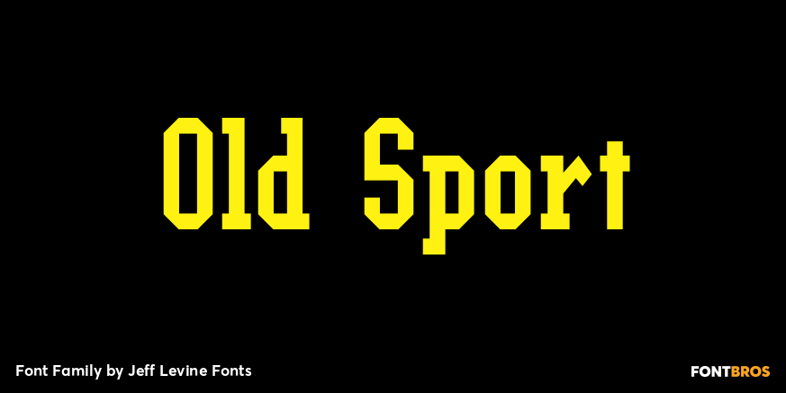 Old Sport Font Poster