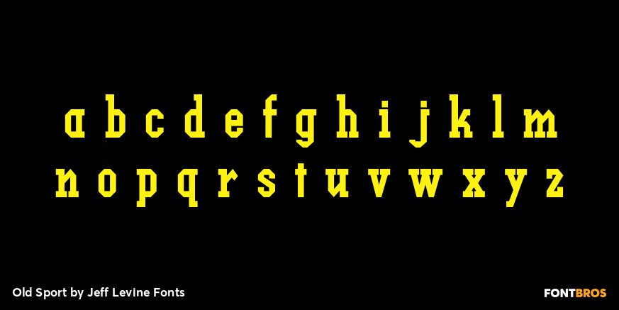 Old Sport Font Poster #3