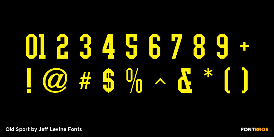 Old Sport Font Poster #4