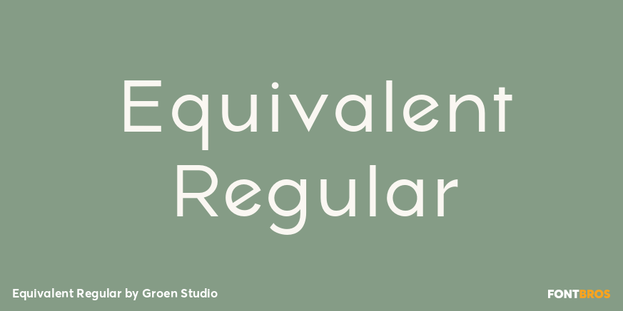 Equivalent Regular Poster