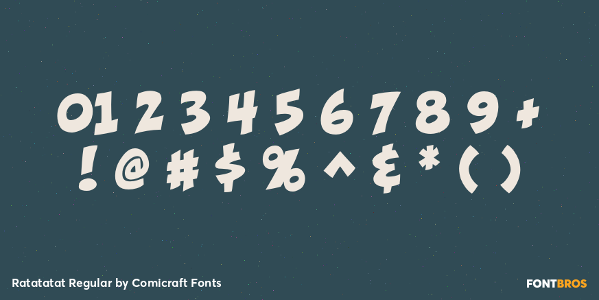 Ratatatat Regular Font Poster #4
