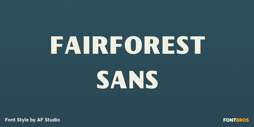 Fairforest Sans Poster