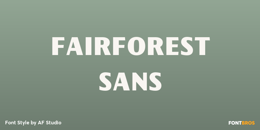 Fairforest Sans Poster