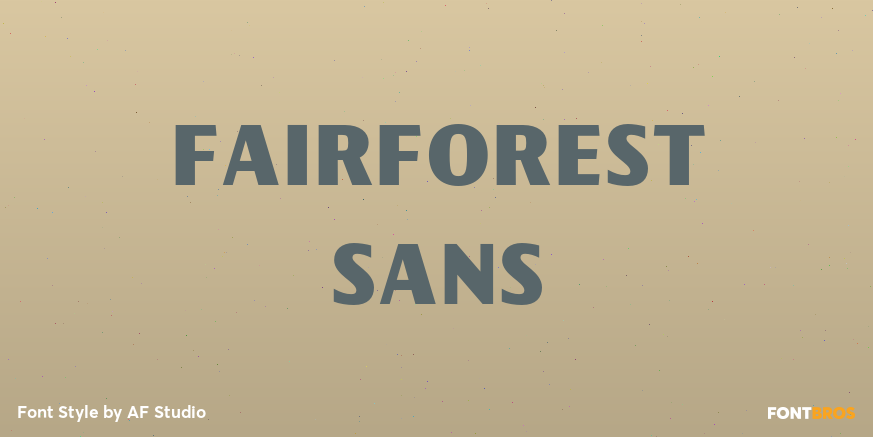 Fairforest Sans Poster