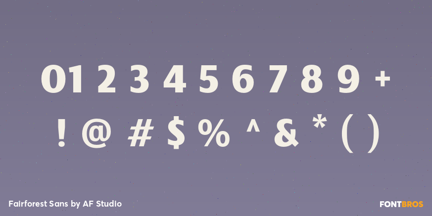 Fairforest Sans Font Poster #4