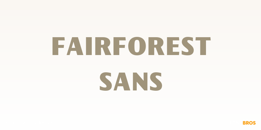 Fairforest Sans Poster