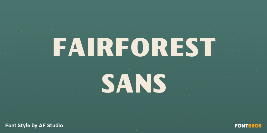 Fairforest Sans Poster
