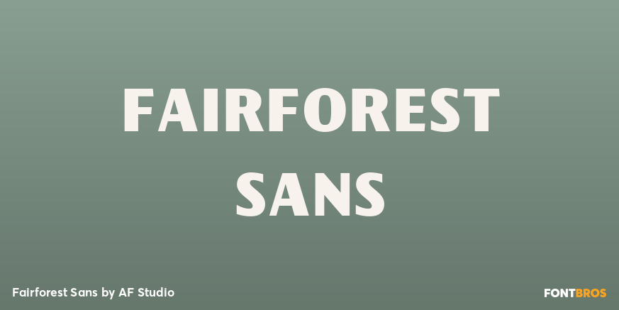 Fairforest Sans Poster