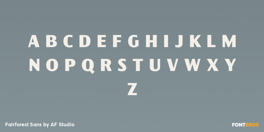 Fairforest Sans Font Poster #3