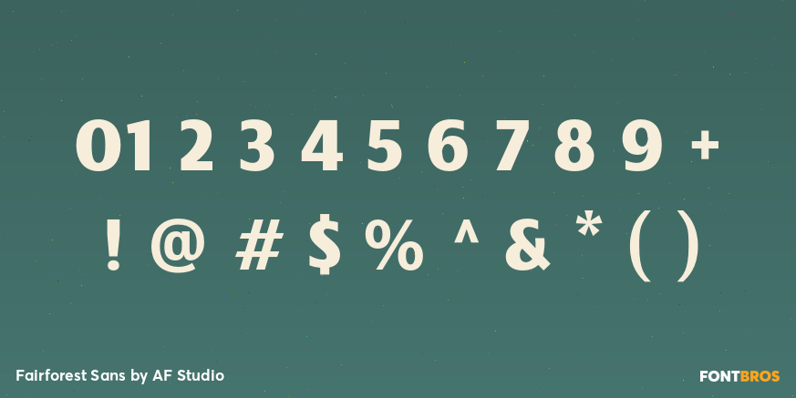 Fairforest Sans Font Poster #4